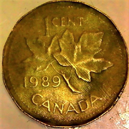 1989-Canadian-1-Cent-Thin-Plainchet
