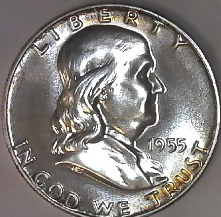 1955-Franklin-Half-With-Full-Bell-Lines