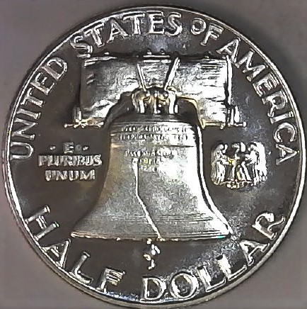 1955-Franklin-Half-With-Full-Bell-Lines