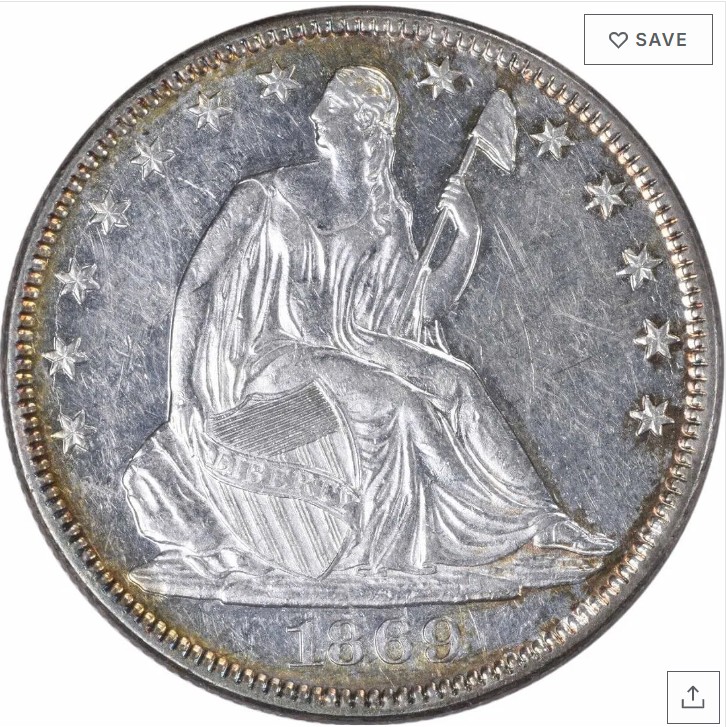1869-Seated-Liberty-Half:-Cleaned?
