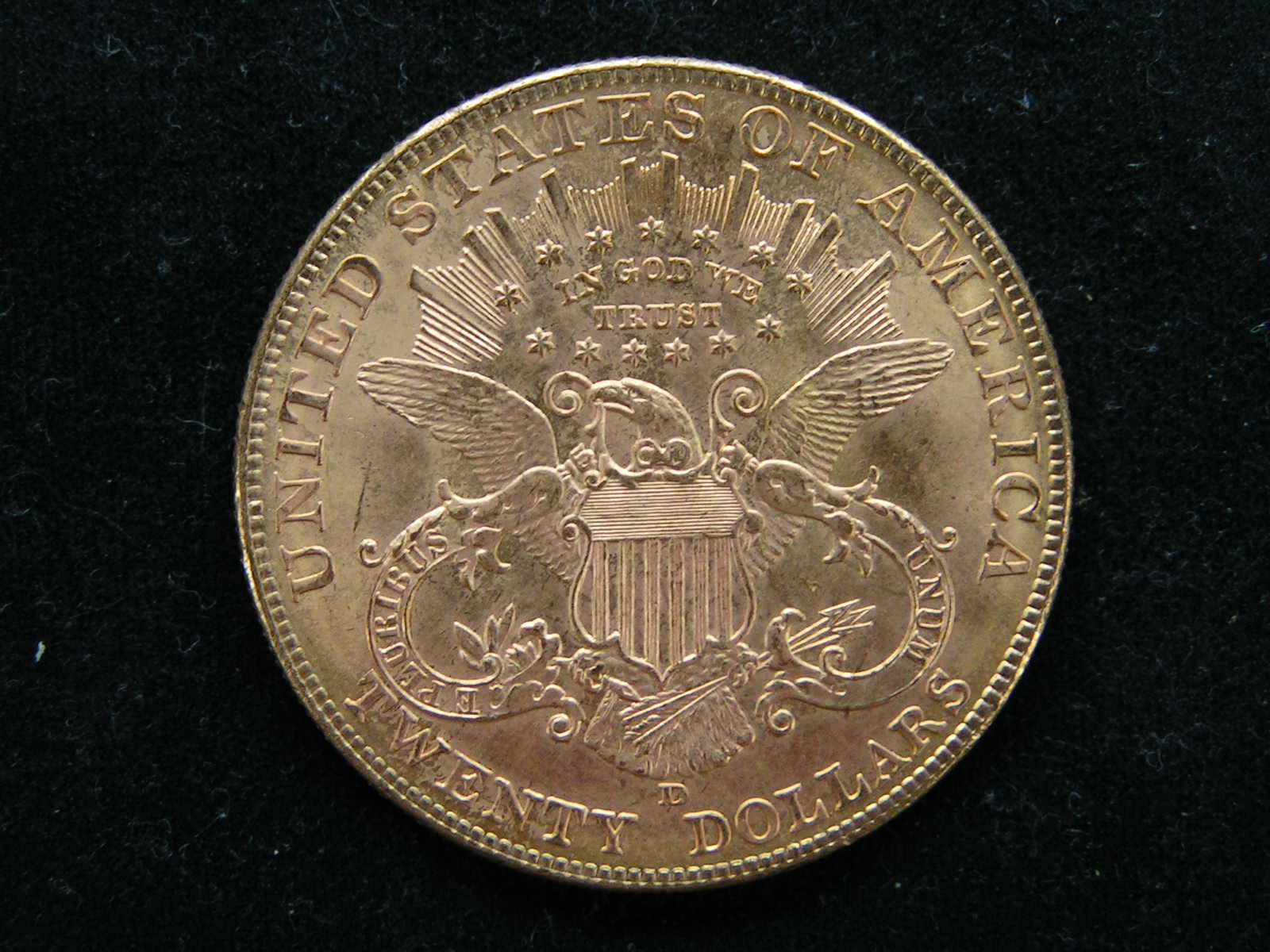 Gold-Type-Set-$1-1853,-$1-1856,-$2.50-1903,-$5-1907,-$10-1894,-$20-1907-D