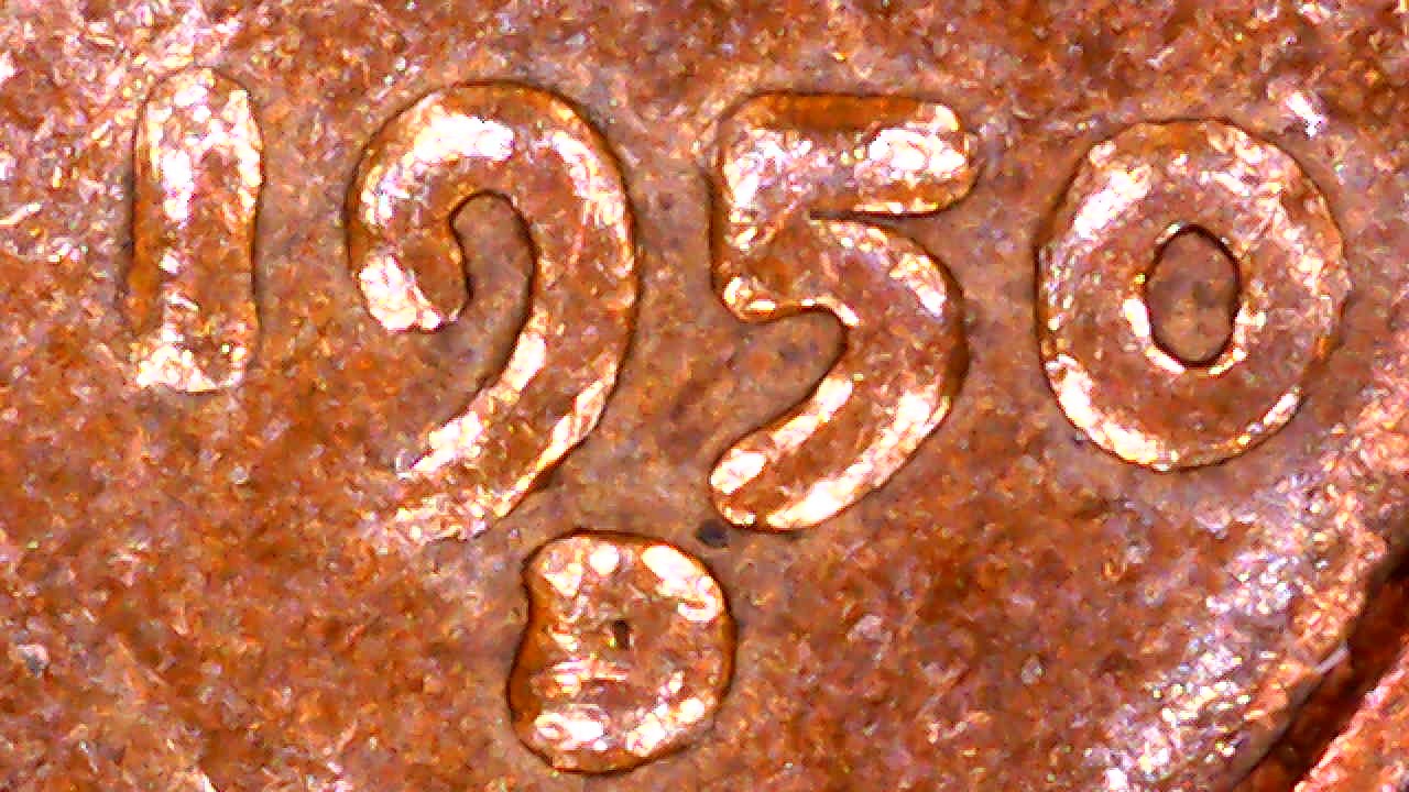 1950-D-Wheat-Cent-Bubble-Date-And-Letters-On-Obverse