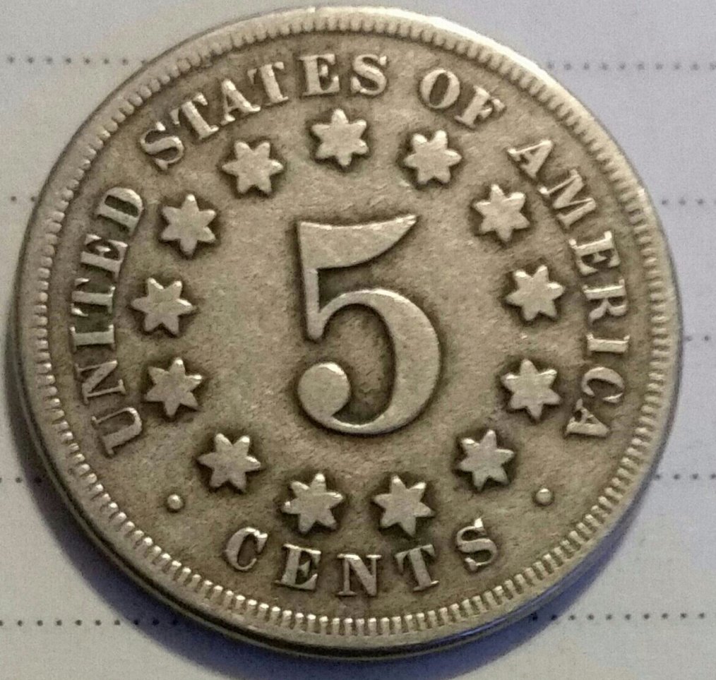 Junk-Shop-Finds---1873-Three-Cents-And-1867-Five-Cents