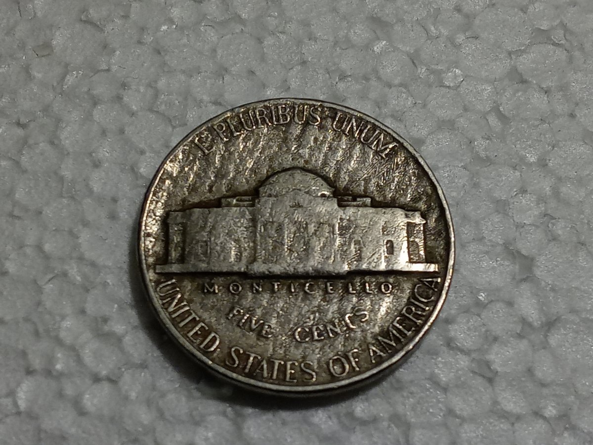 Probable-Struck-Thru-Cloth-1949-Nickel