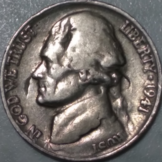 Genuine-1941-Nickel-Centered-Double-Struck-Error