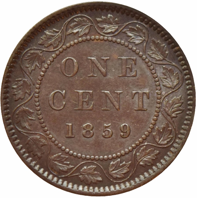 1859-Canadian-1-Cent---Please-Grade