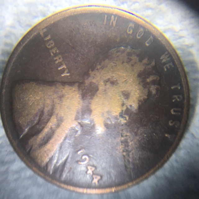 1944-Wheat-Penny-With-Questionable-Marks.