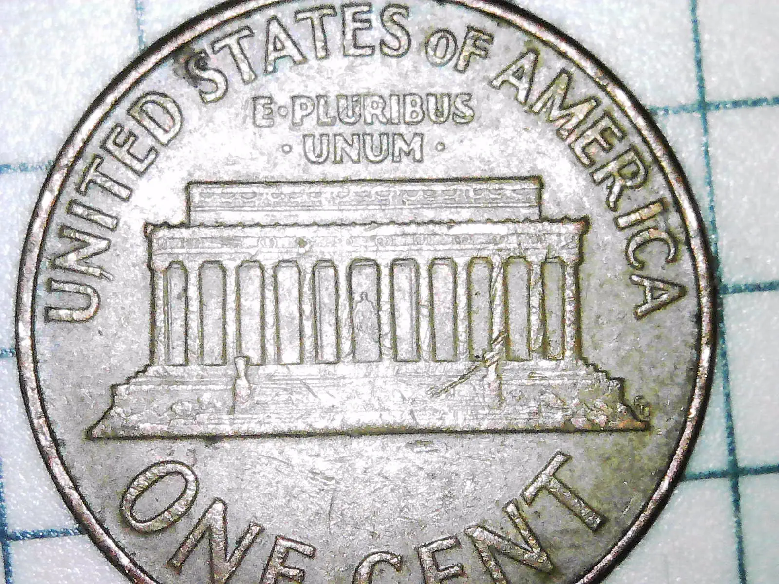 1961-D-Penny-Serious-Die-Chip-On-Obverse-&-Small-Chip-On-Reverse