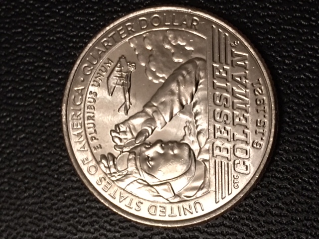 2023-D-Bessie-Coleman-Quarter-Dollar-For-Grading