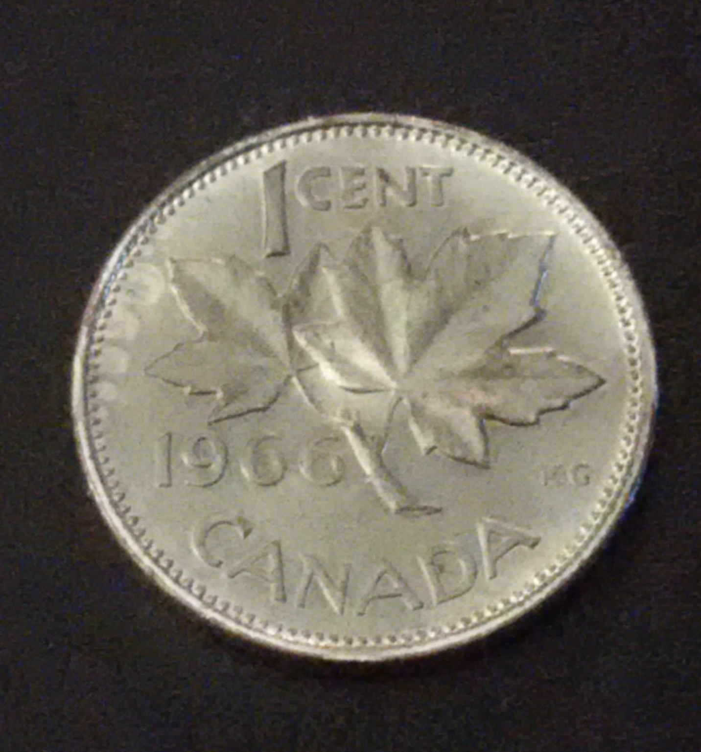Help!-1966-Canadian-Penny---Minted-In-Silver?