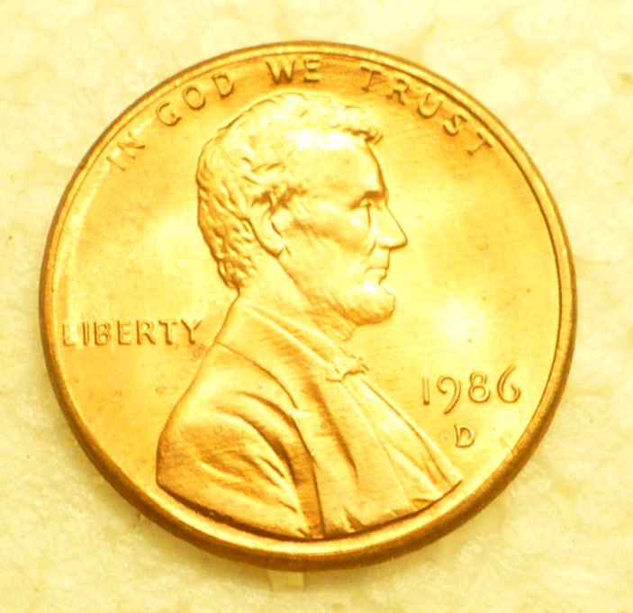 1986-D-Penny-For-Grading