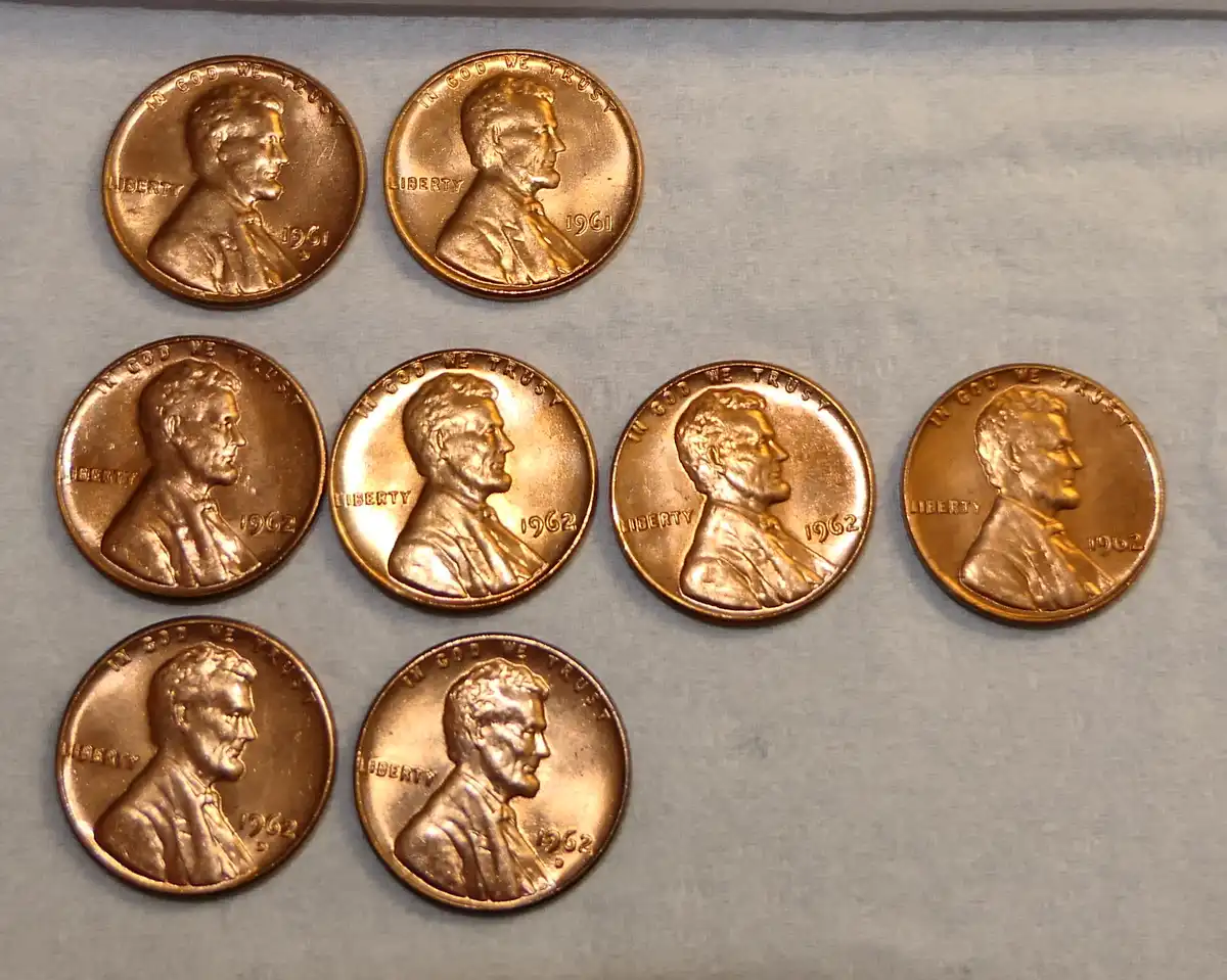 Many-Unused-1961-1962-Pennies-Showing-Up-In-My-Change!
