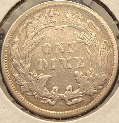 1887-Seated-Liberty-Dime,-Grading?-AU-?