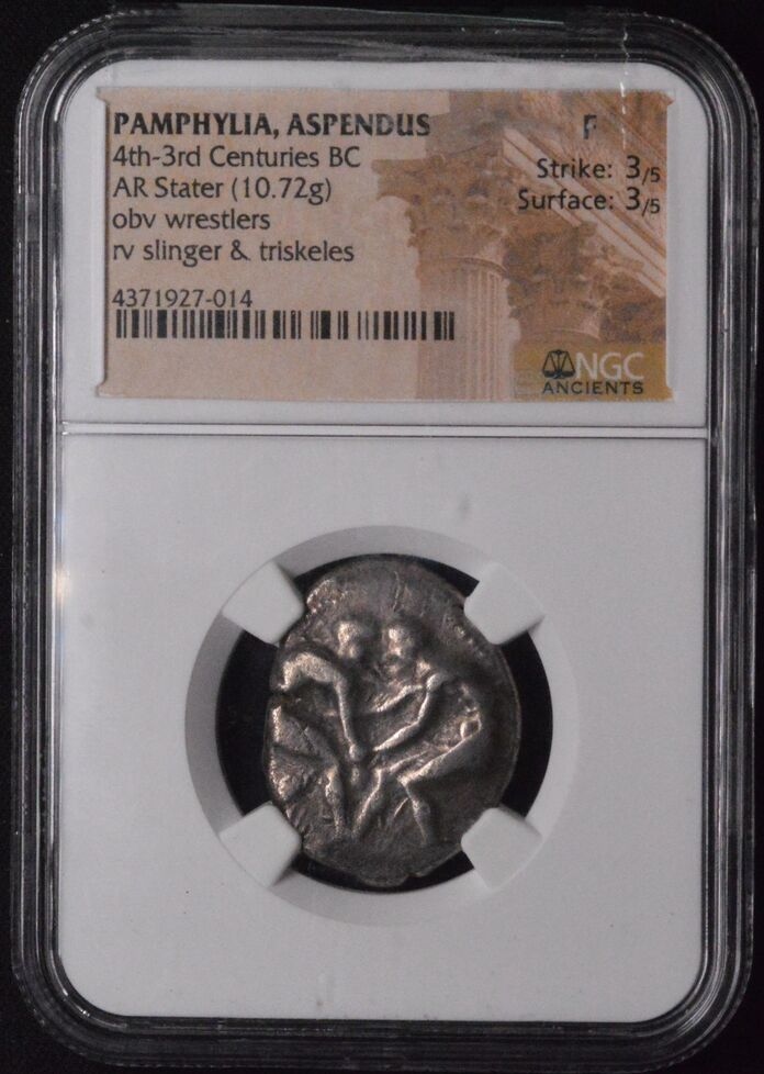 Pamphylia-Aspendus-4th-3RD-B.c-AR-Stater-Newly-Acquired