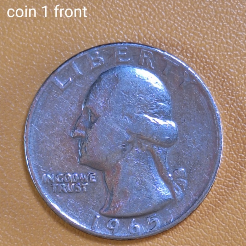 1965-George-Washington-Quarter-Dollar-No-Mint-For-Grade