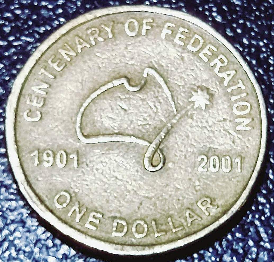 2001-Centenary-Of-Federation-$1-Double-Rim