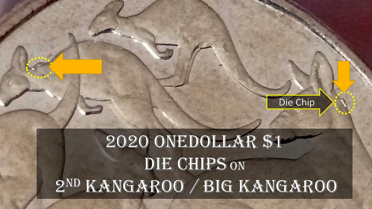 Australia-2020-Jc-$1-Mob-Of-Roos---Die-Chips-Varieties