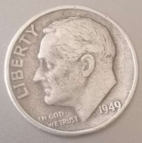 1949-Roosevelt-Dime-With-Issues.