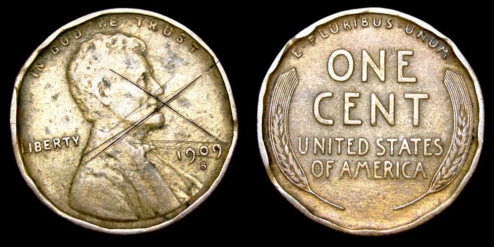 Cleaned-&-Damaged-1909-S-Wheat-Cent