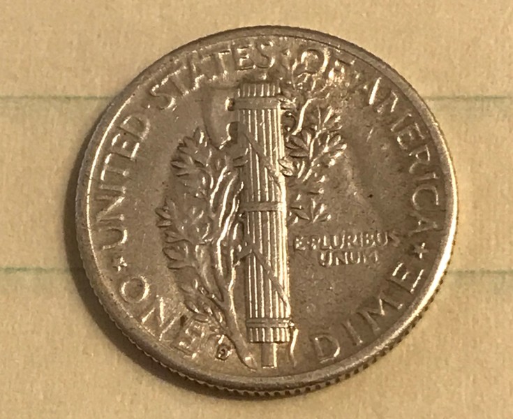 1945-D-Mercury-Dime-Doubled-Mint-Mark---Fake?