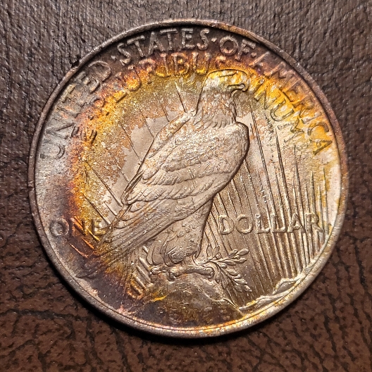 Toned-1923-Peace-Dollar