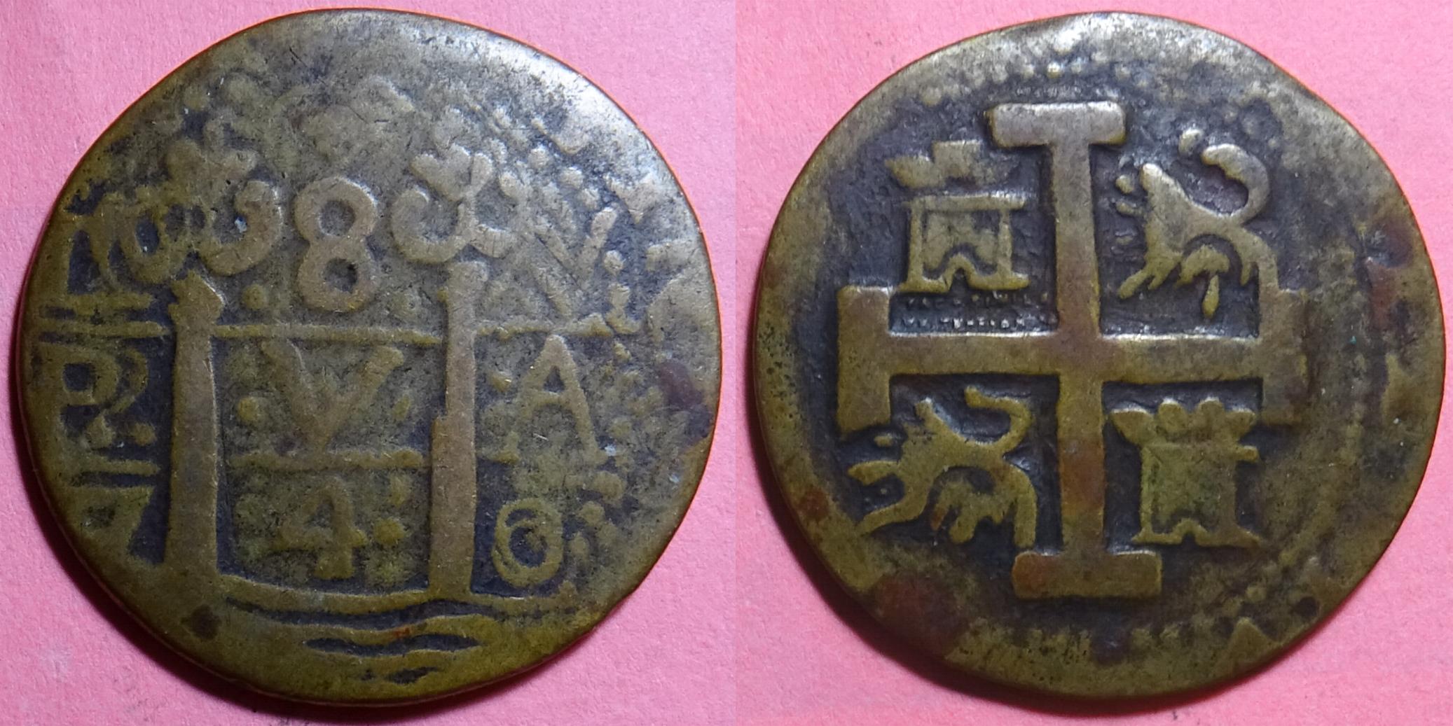 Suspected-Counterfeit-Spanish-Colonial-Coin-Id:-Modern-Repro-Of-Lima-Mint-1740-8-Escudos