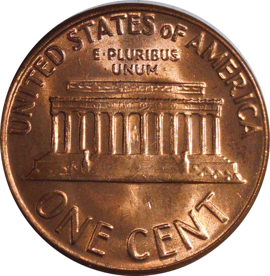 1970-D-Lincoln-Cent-No-Designers-Initials,-Floating-Roof,-W/-Diecrack