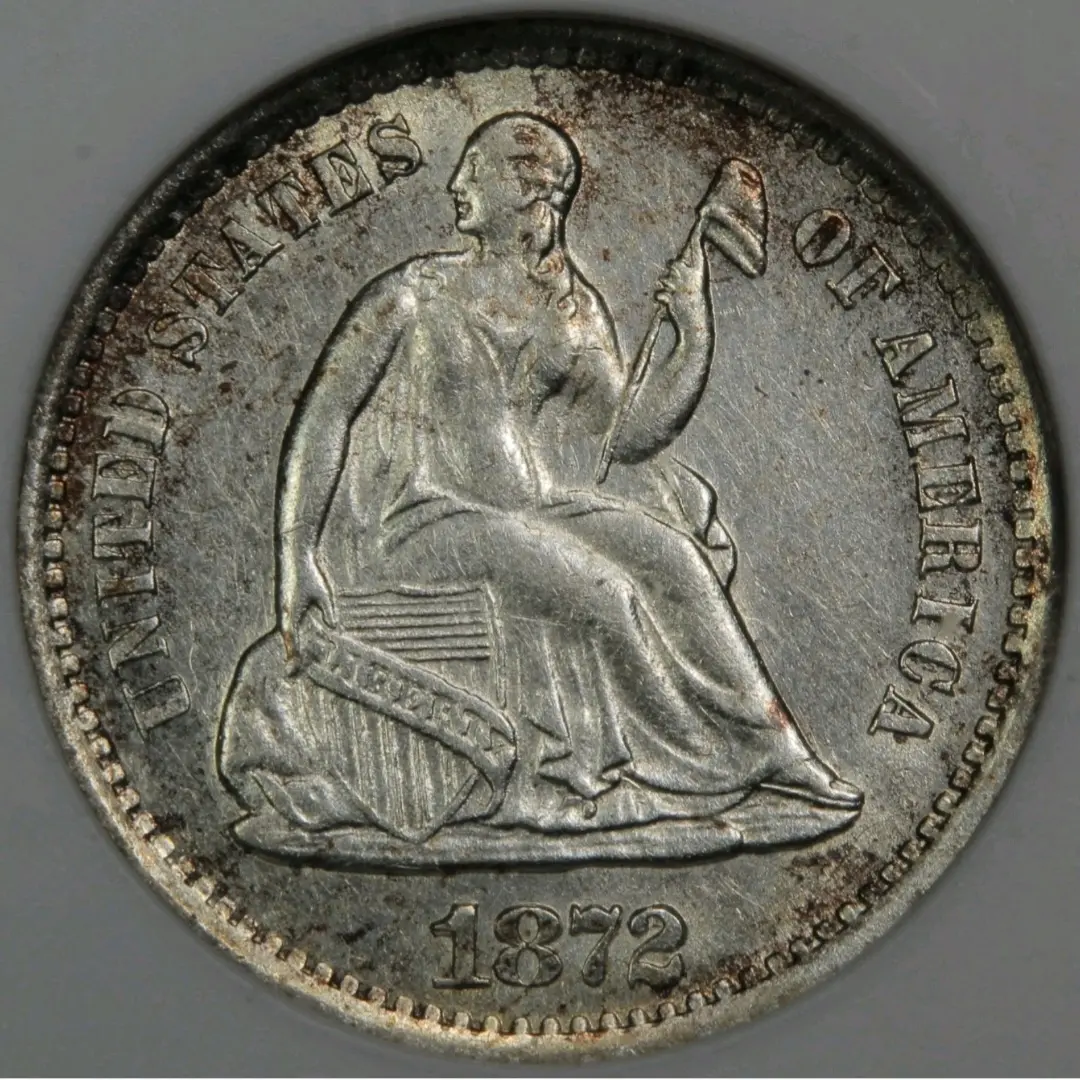 Newp---1872-S-H10c-MM-Below