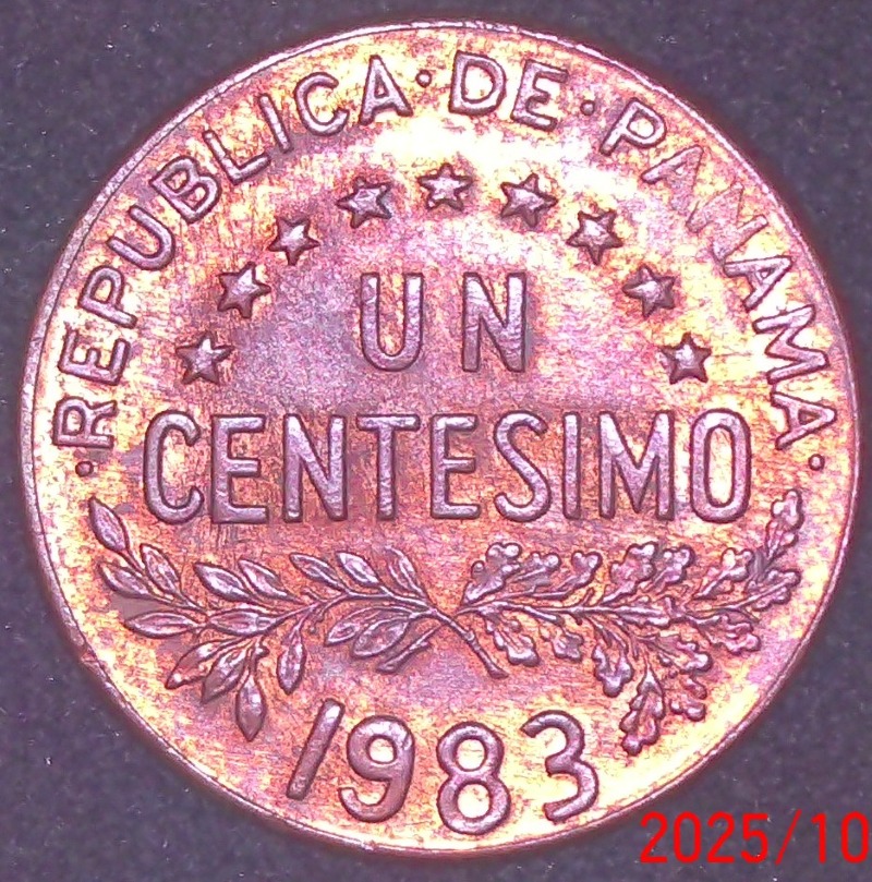 1983-Panama-1-Centesimo---Light-Planchet-Variety-Km-22A?
