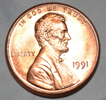 1991-Lincoln-Cent-For-You-To-Grade