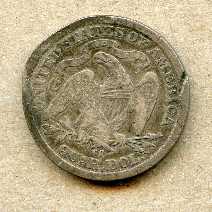 I've-Been-Toying-With-This-Coin-For-A-While:-1877-CC-Quarter-Partial-Obverse-Brockage