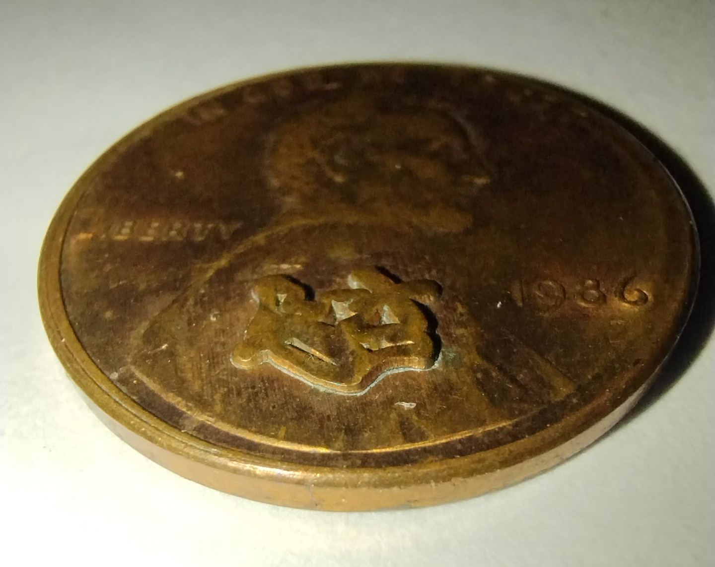 Weird-Stamped-1986-Lincoln-Penny