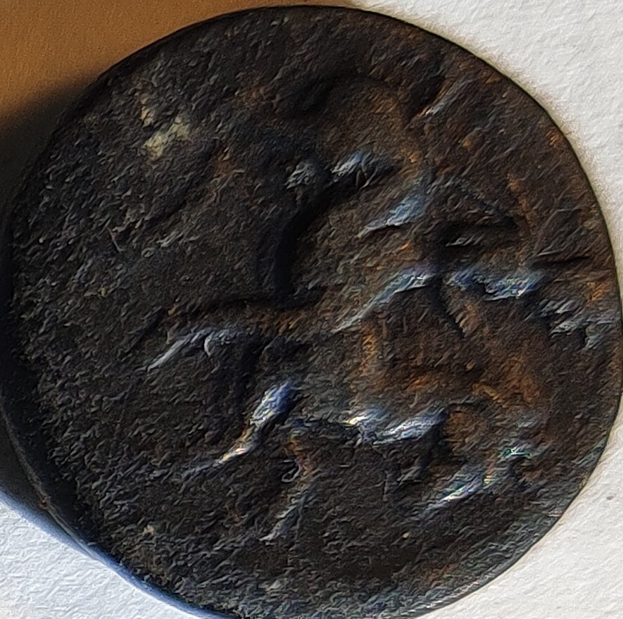 A-Greek-Coin-With-Horse/-Ride-Amphora/Wheels