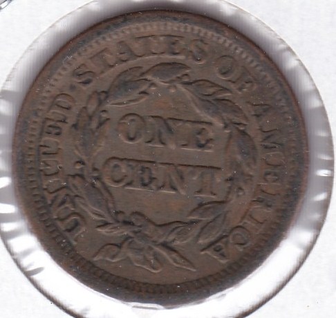 1853-Braided-Hair-Cent-For-Grading