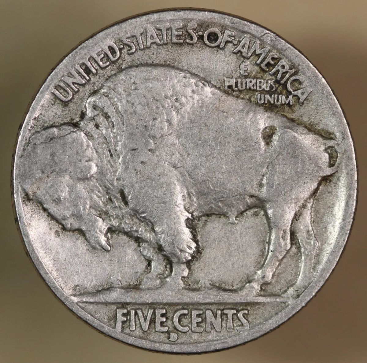 1917-D-Buffalo-Nickel-For-Grading