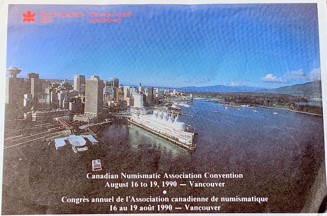 1990-Proof-Like-Set,-Canadian-Numismatic-Association-Commemorative-Envelope