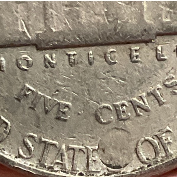 1958-D-Jefferson-Nickel,-Reverse-S-In-States-Is-Missing