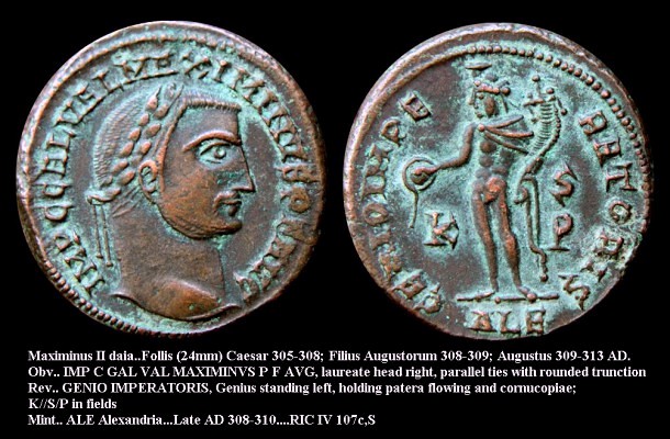 Roman-Coins-Of-The-Second-Tetrarchy-And-Later,-305-324
