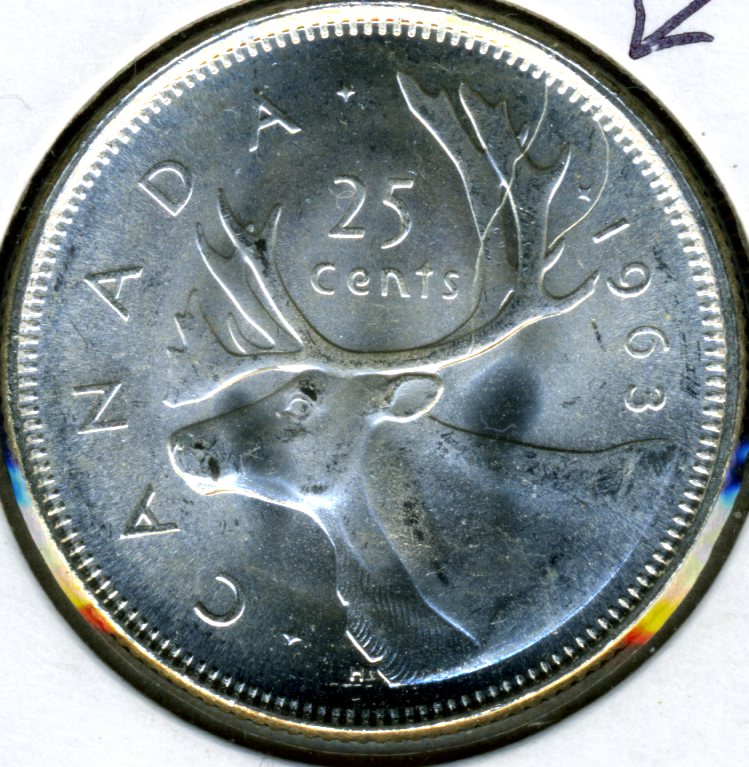 1963-Struck-Though-25-Cent-Canadian