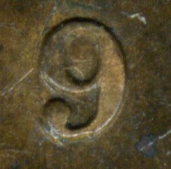 2-Different-Obverse-+-Reverse-For-1893-Tp9's