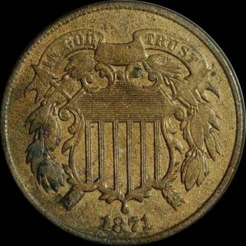 1871-Two-Cent-Piece-For-Grading,-*updated-Pictures*