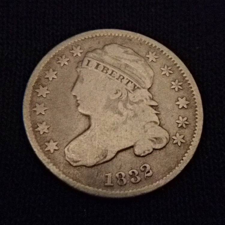 1832-Capped-Bust-Dime-For-Grading