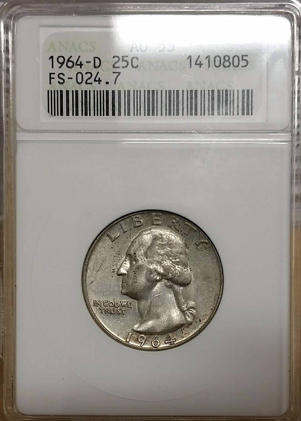 1964-D-Washington-Quarter-