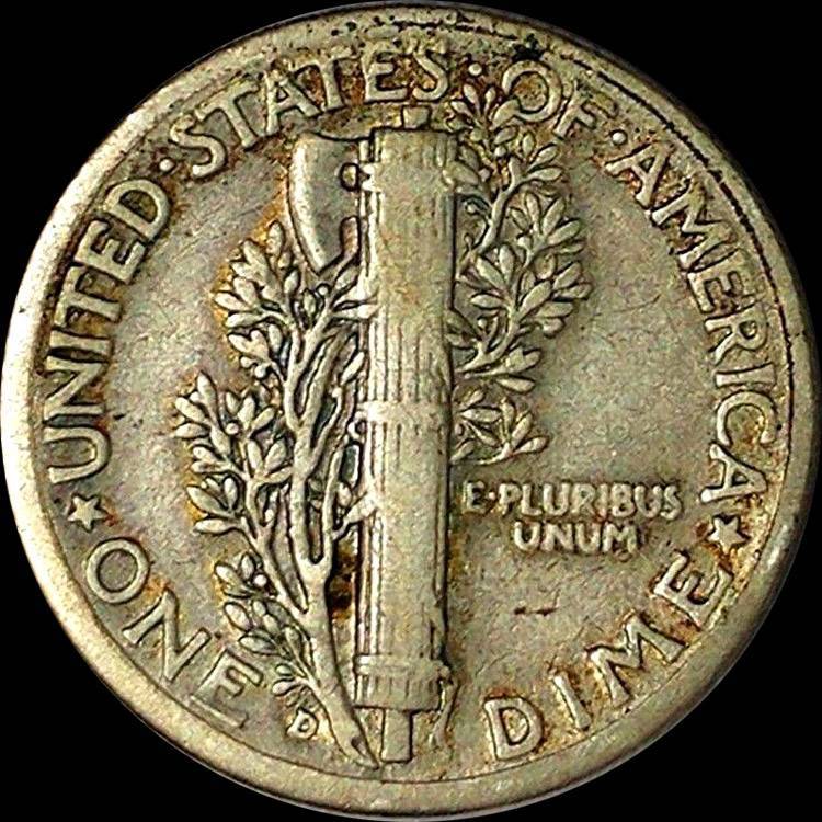 1936-D-Mercury-Dime-For-Grading