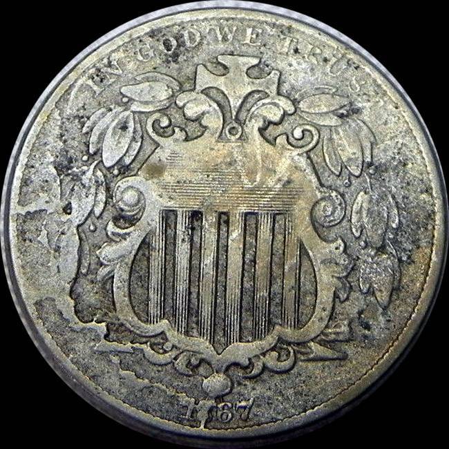 1867-Shield-Nickel-With-Major-Obverse-Die-Issues,-To-Grade