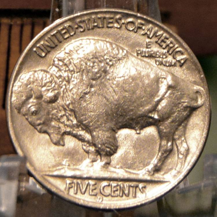 1938-D-Buffalo-Nickel-For-Grading,-Nicer-Raw-Coin,-AU-Or-Slider-Uncirc?