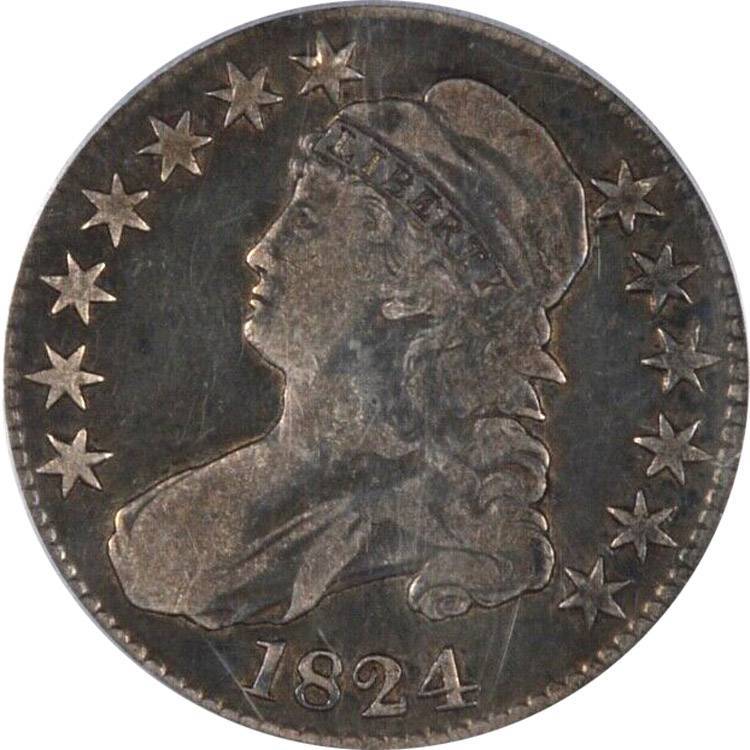 1824-O-112-Capped-Bust-Half-Dollar-For-Grading-Vs.-PCGS
