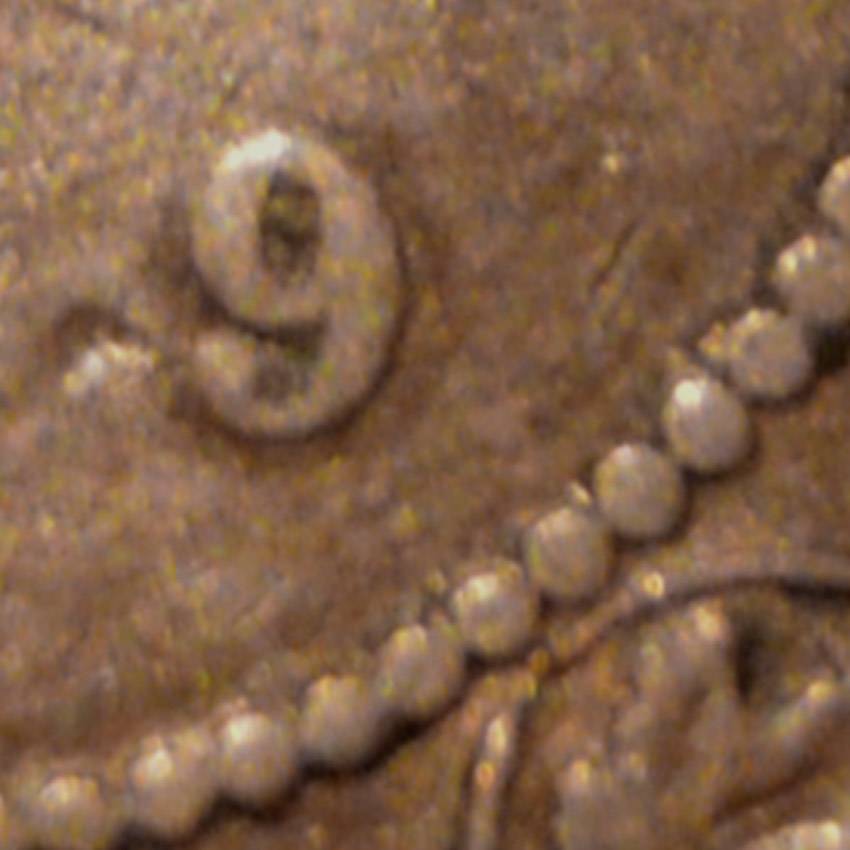 1859-Victoria-Large-Cent---Reverse-Struck-Through-Grease-On-Date?