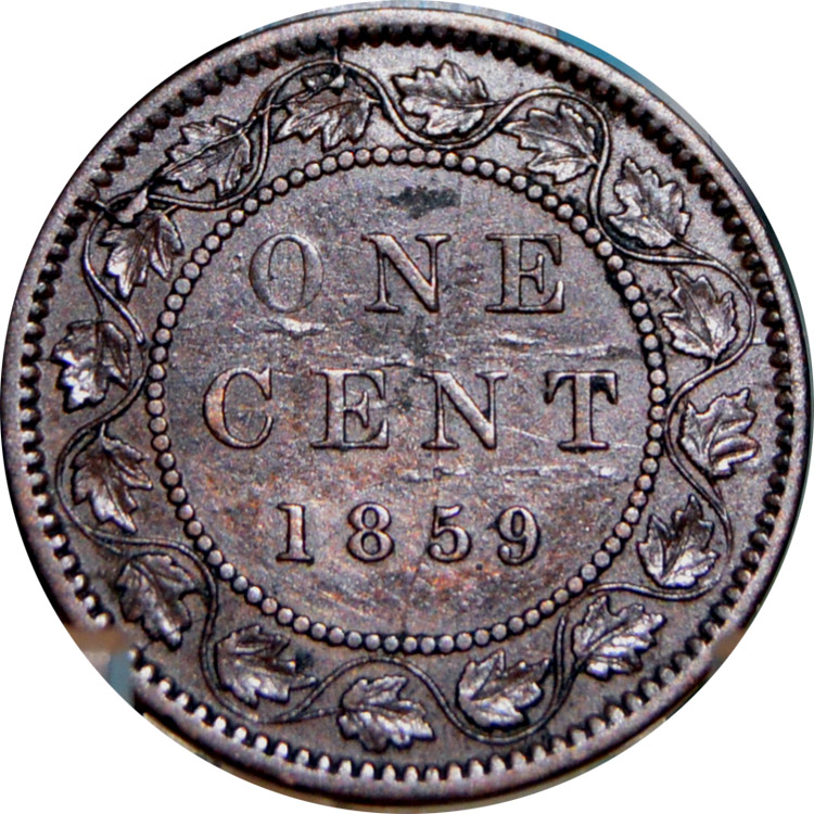 1859-Large-Cent.-Victoria-Has-A-Headache,-And-Other-Interesting-Die-Artifacts