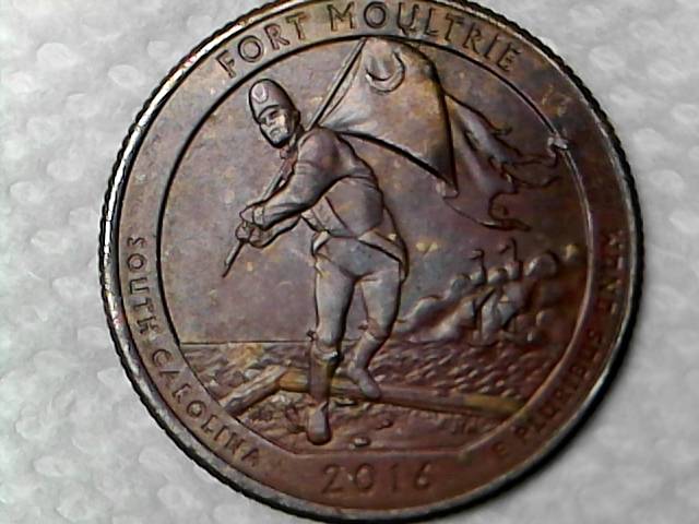 2016-P-Fort-Moultrie-Quarter-Looks-Like-Missing-Clad-Leyer-.need-Expert